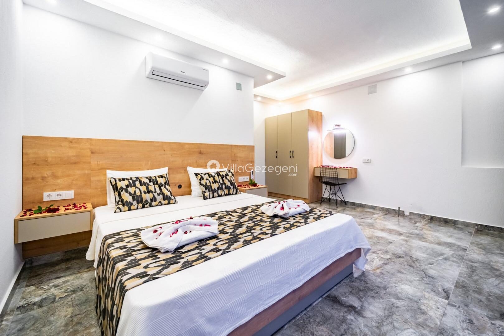 Villa Efulim Yatak odası 6 – Kördere kiralık villa