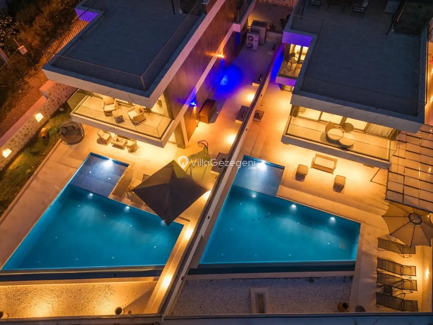 Villa Puan 1 Drone / hava çekimi – Kaş kiralık villa