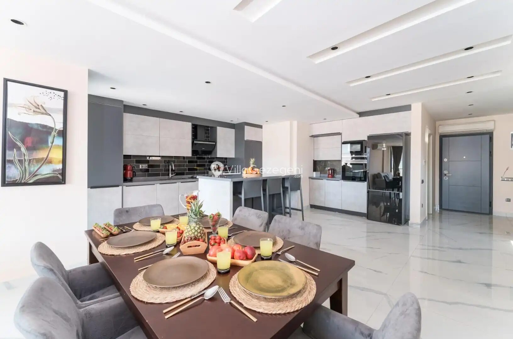 Villa Puan 1 Yemek alanı 2 – Kaş kiralık villa