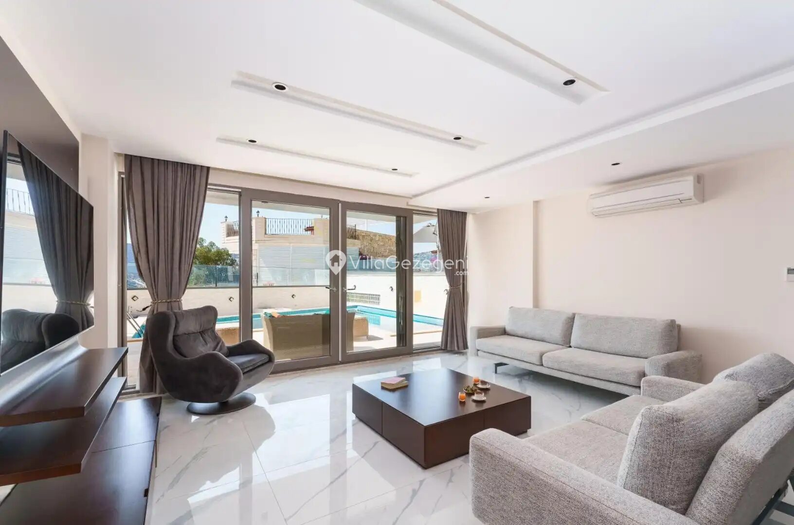 Villa Puan 2 Salon 1 – Kaş kiralık villa