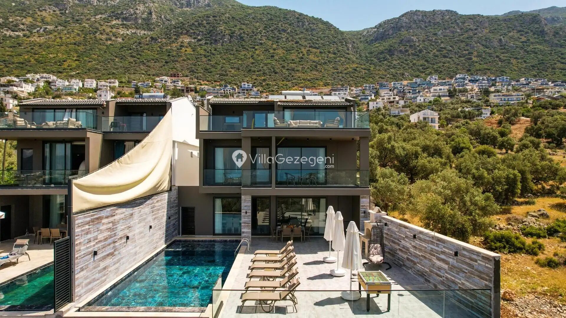 Villa Puan 3 Dış cephe 1 – Kaş kiralık villa