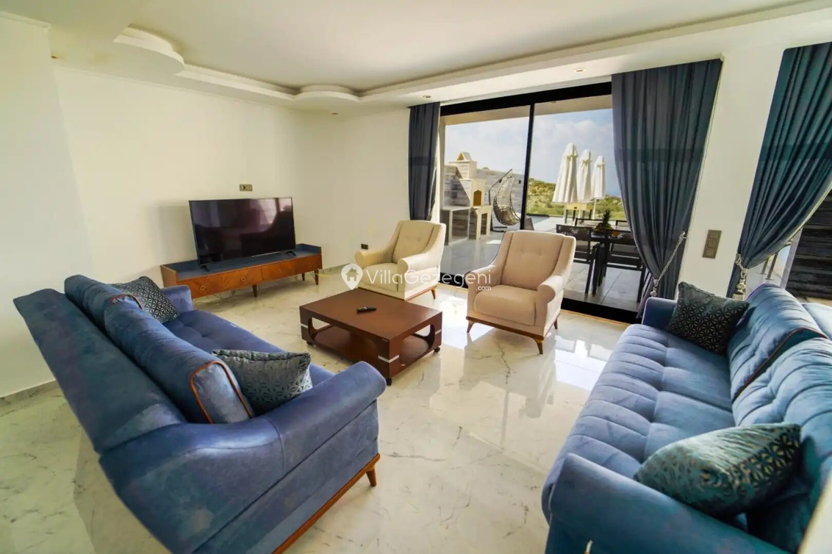 Villa Puan 3 Salon 2 – Kaş kiralık villa