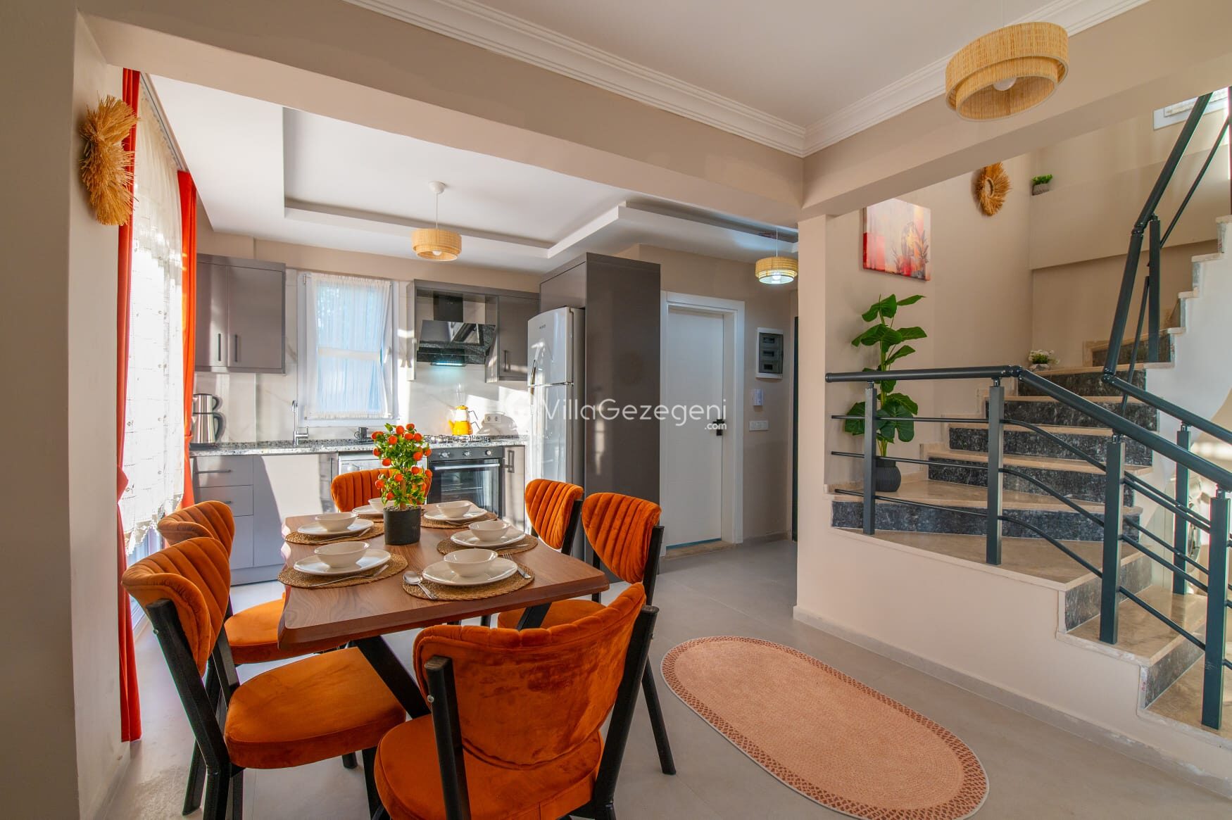 Villa Kalipso 1 Yemek alanı 3 – Ölüdeniz kiralık villa