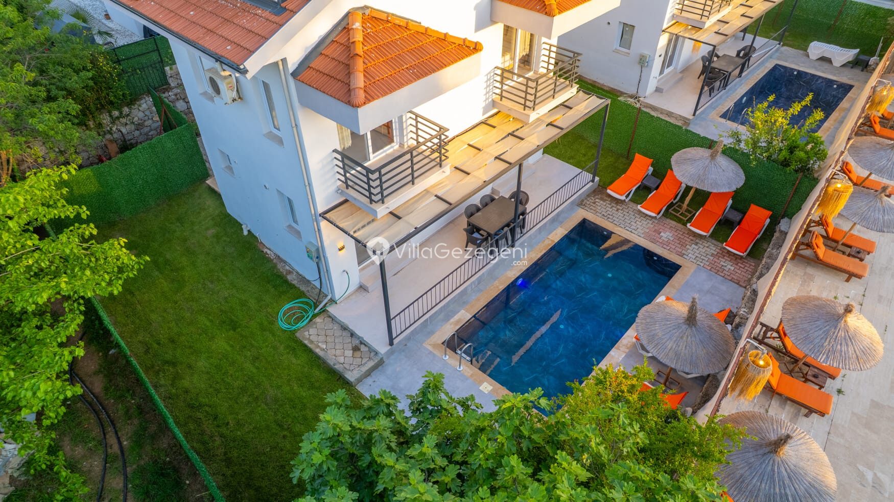 Villa Kalipso 1 Drone / hava çekimi 7 – Ölüdeniz kiralık villa