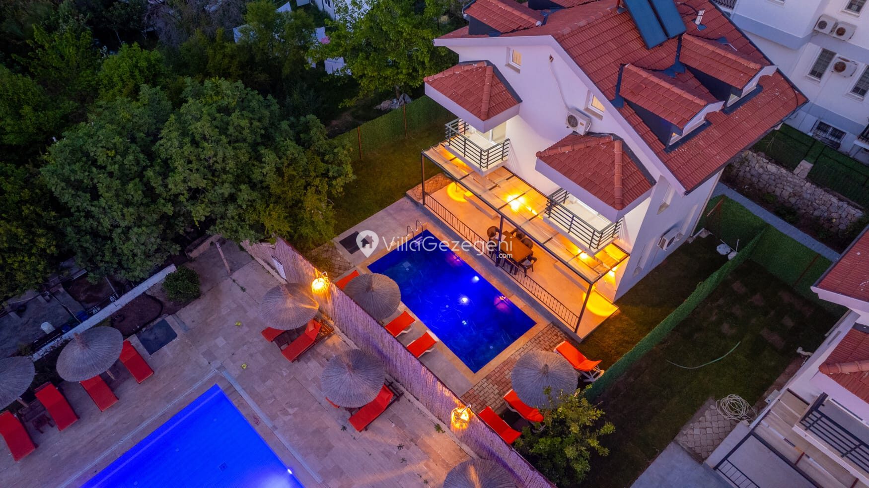 Villa Kalipso 1 Drone / hava çekimi 9 – Ölüdeniz kiralık villa