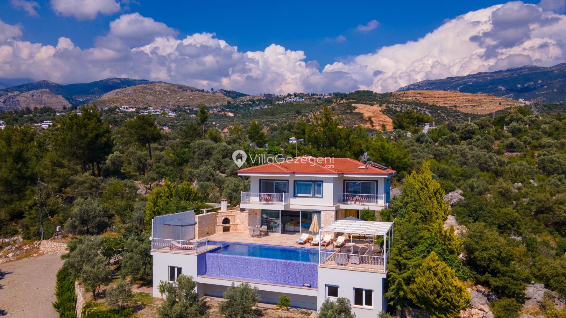 Villa Lina Drone / hava çekimi 9 – Üzümlü kiralık villa