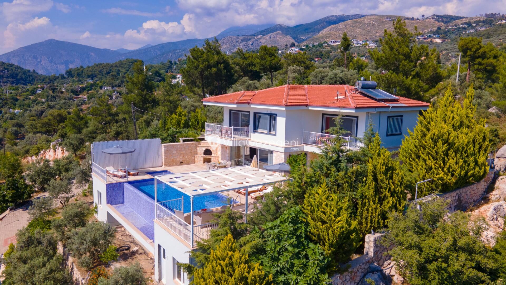 Villa Lina Drone / hava çekimi 12 – Üzümlü kiralık villa