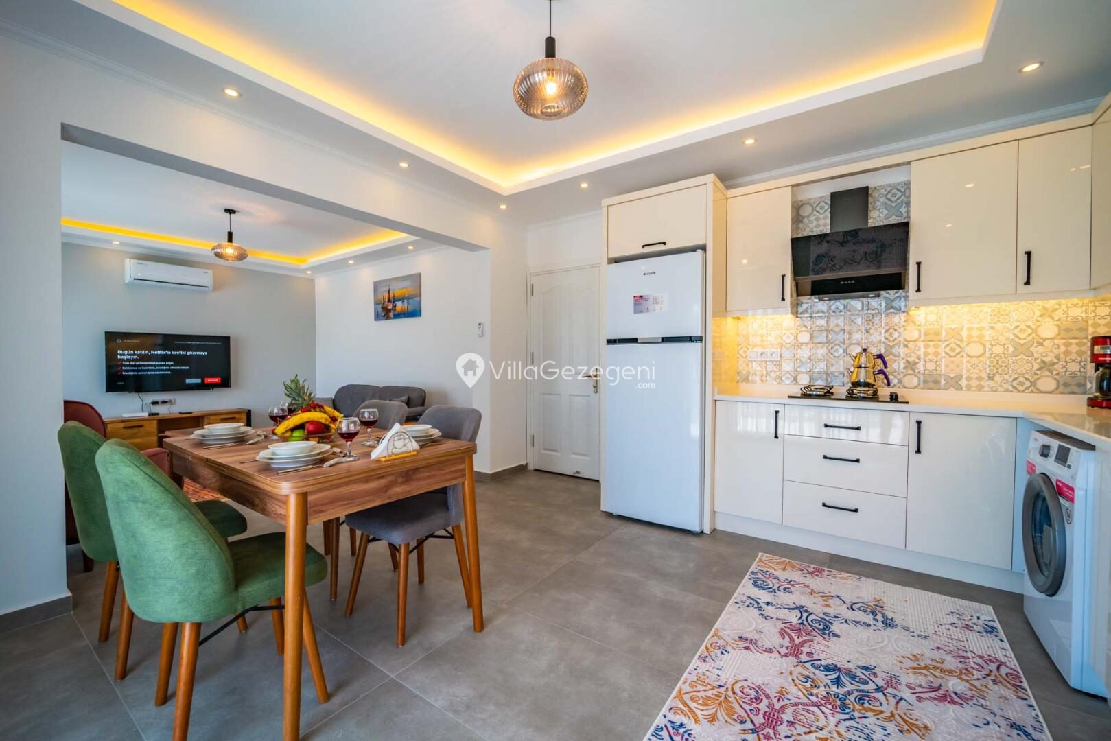 Villa Ediz Kördere Yemek alanı 9 – Kördere kiralık villa