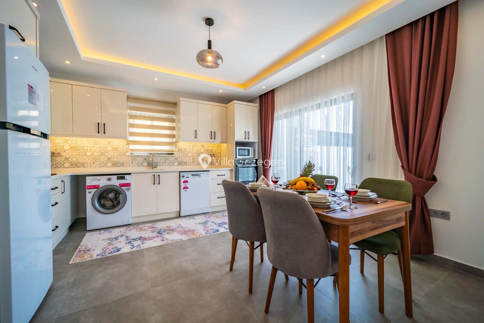 Villa Ediz Kördere Yemek alanı 10 – Kördere kiralık villa