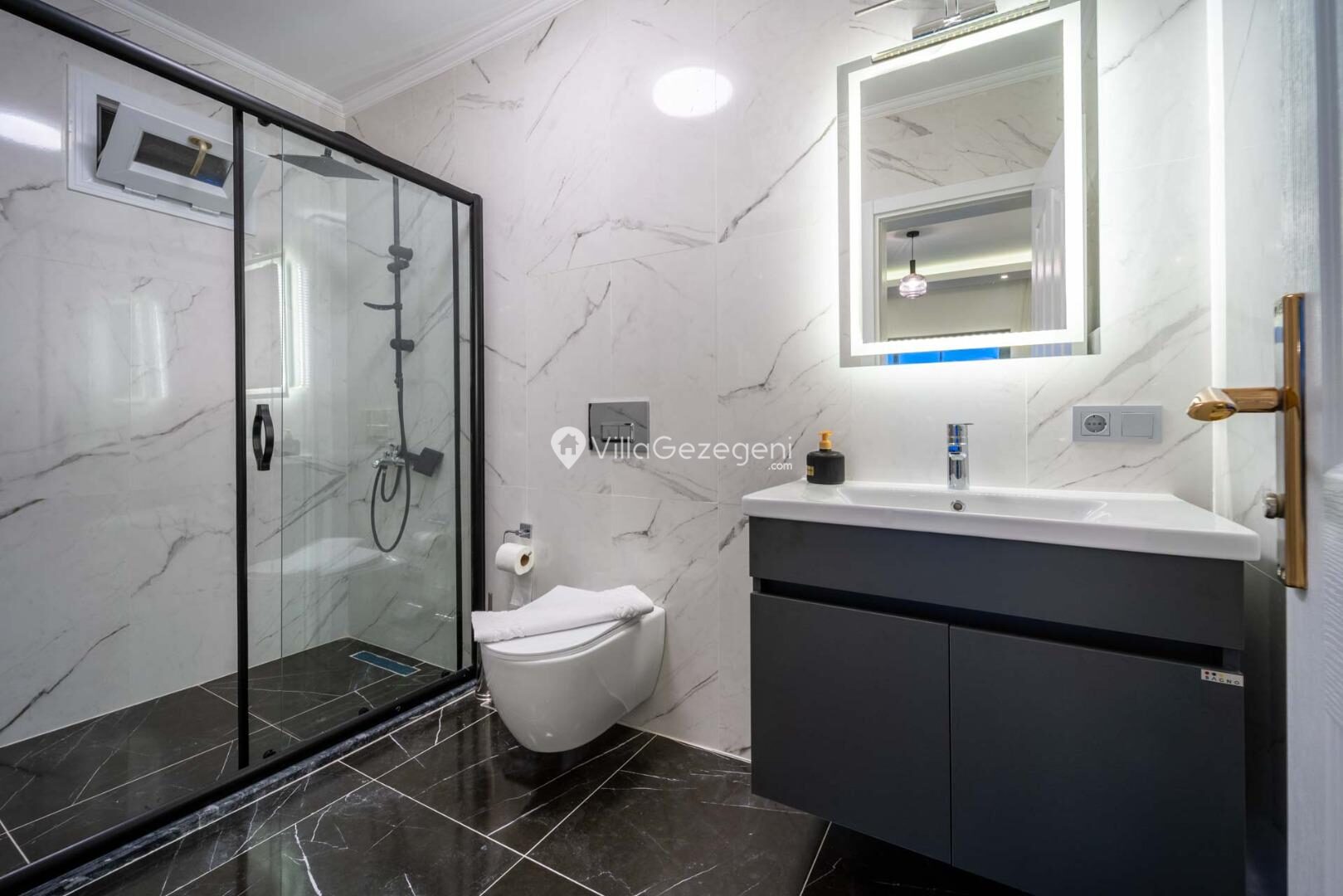 Villa Ediz Kördere Banyo 1 – Kördere kiralık villa
