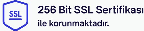 256 Bit SSL Sertifikası ile korunmaktadır