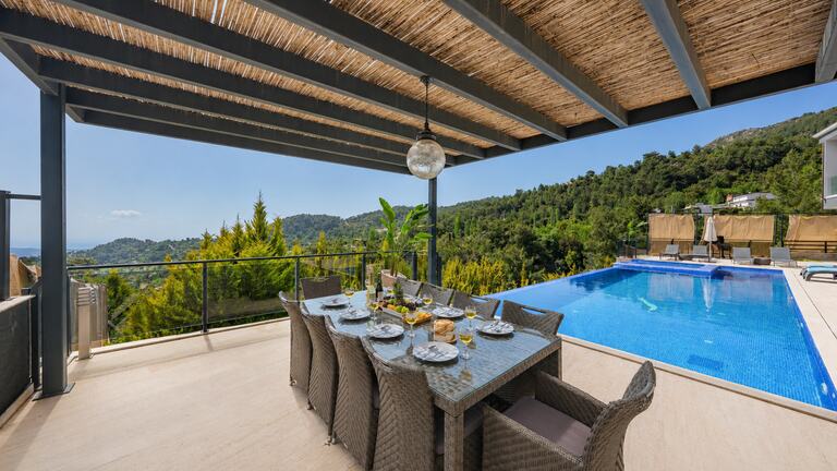 Villa Velaris Yemek alanı 1 – İslamlar kiralık villa