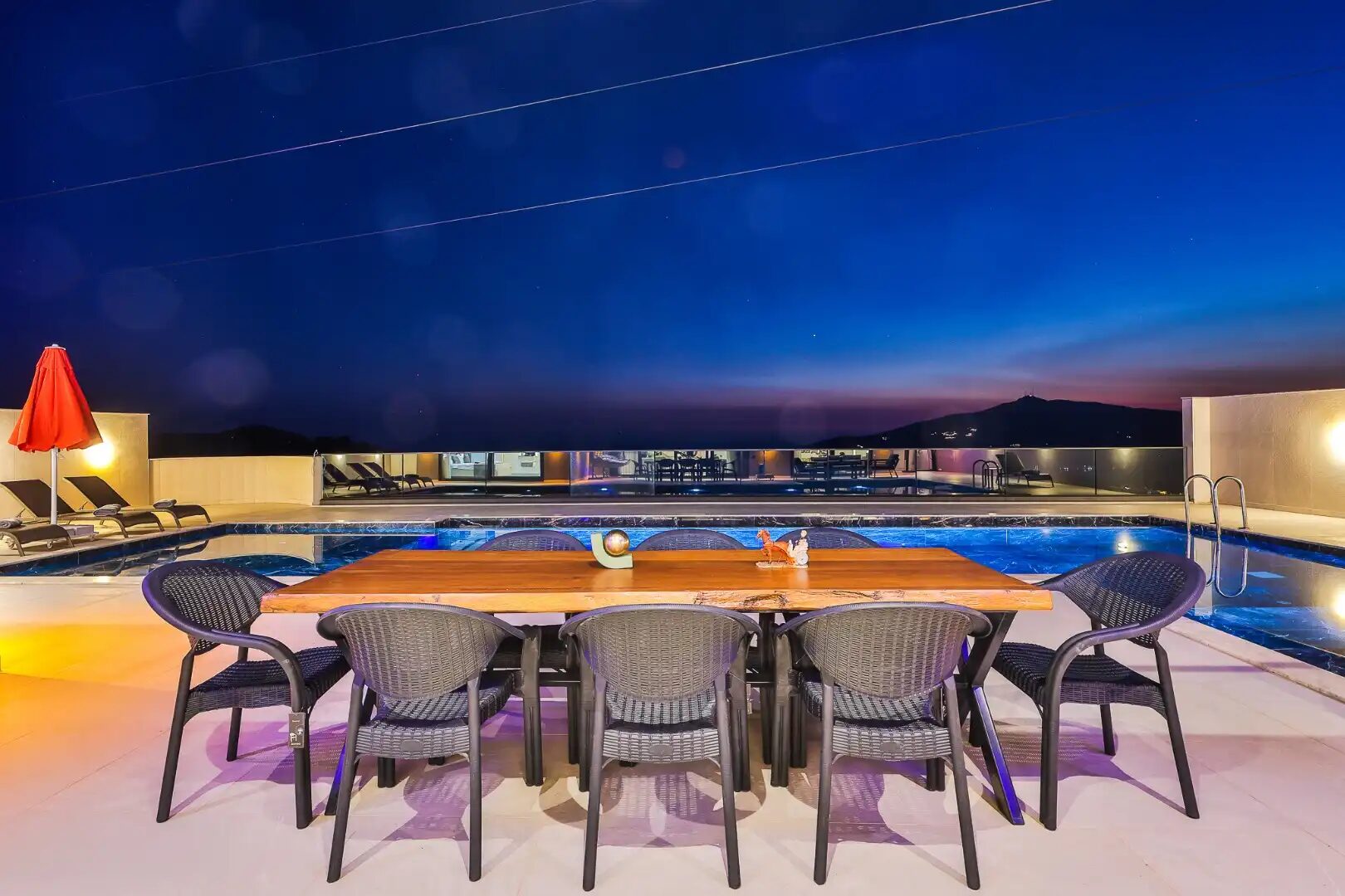 Villa Puan 4 Yemek alanı 9 – Kaş kiralık villa