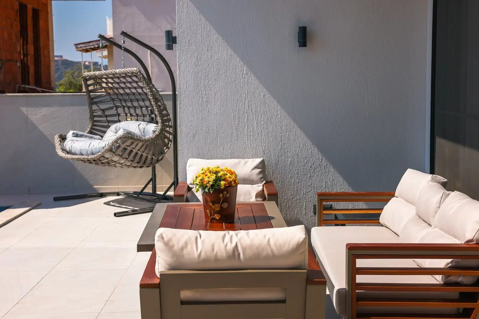 Villa Puan 5 Bahçe / teras 1 – Kaş kiralık villa