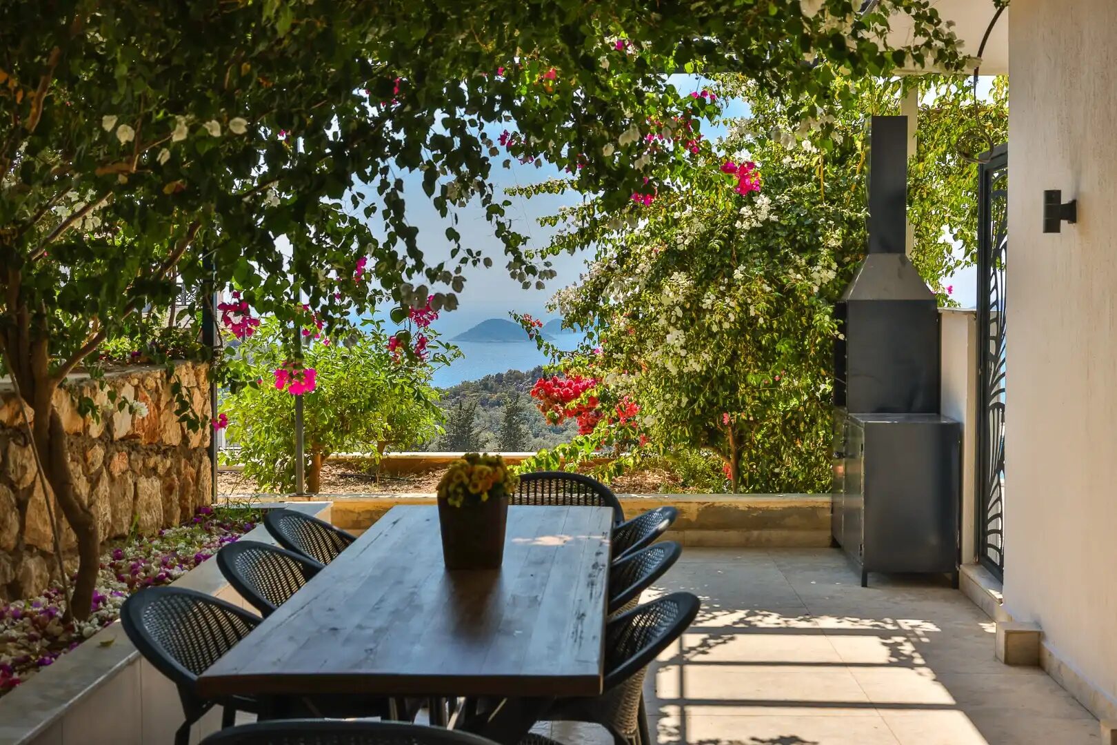 Villa Puan 5 Yemek alanı 1 – Kaş kiralık villa