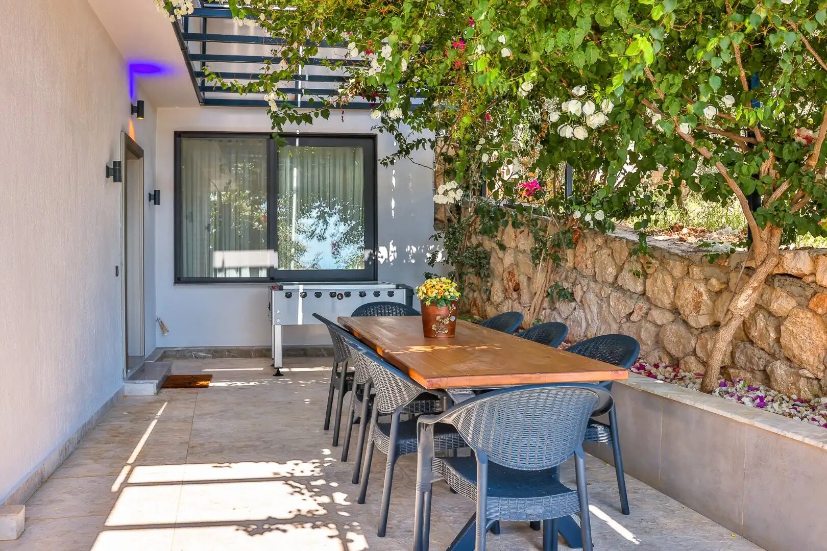 Villa Puan 5 Yemek alanı 5 – Kaş kiralık villa