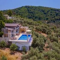 Villa Karen Drone / hava çekimi 2 – Üzümlü kiralık villa