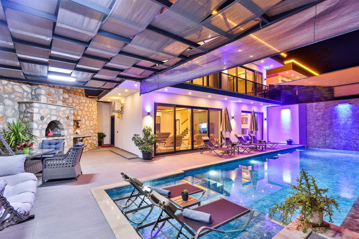 Villa Yaka İslamlar; Kalkan İslamlar Bölgesinde 3 Yatak Odalı 6 Kişilik Tatil Villası