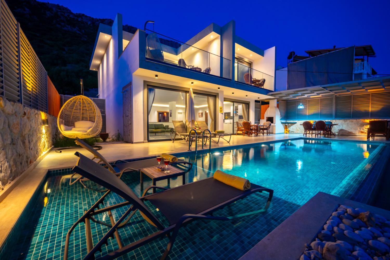 Villa Kaya Royal (4) Kişilik Saunalı Kiralık Aile ve Balayı Villası