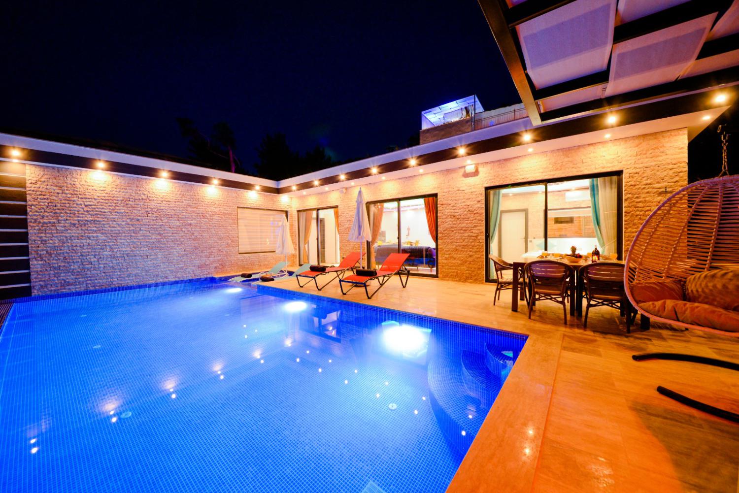 Villa Anemon 2, Kalkan Akbel' de (4) kişilik muhafazakar kiralık villa
