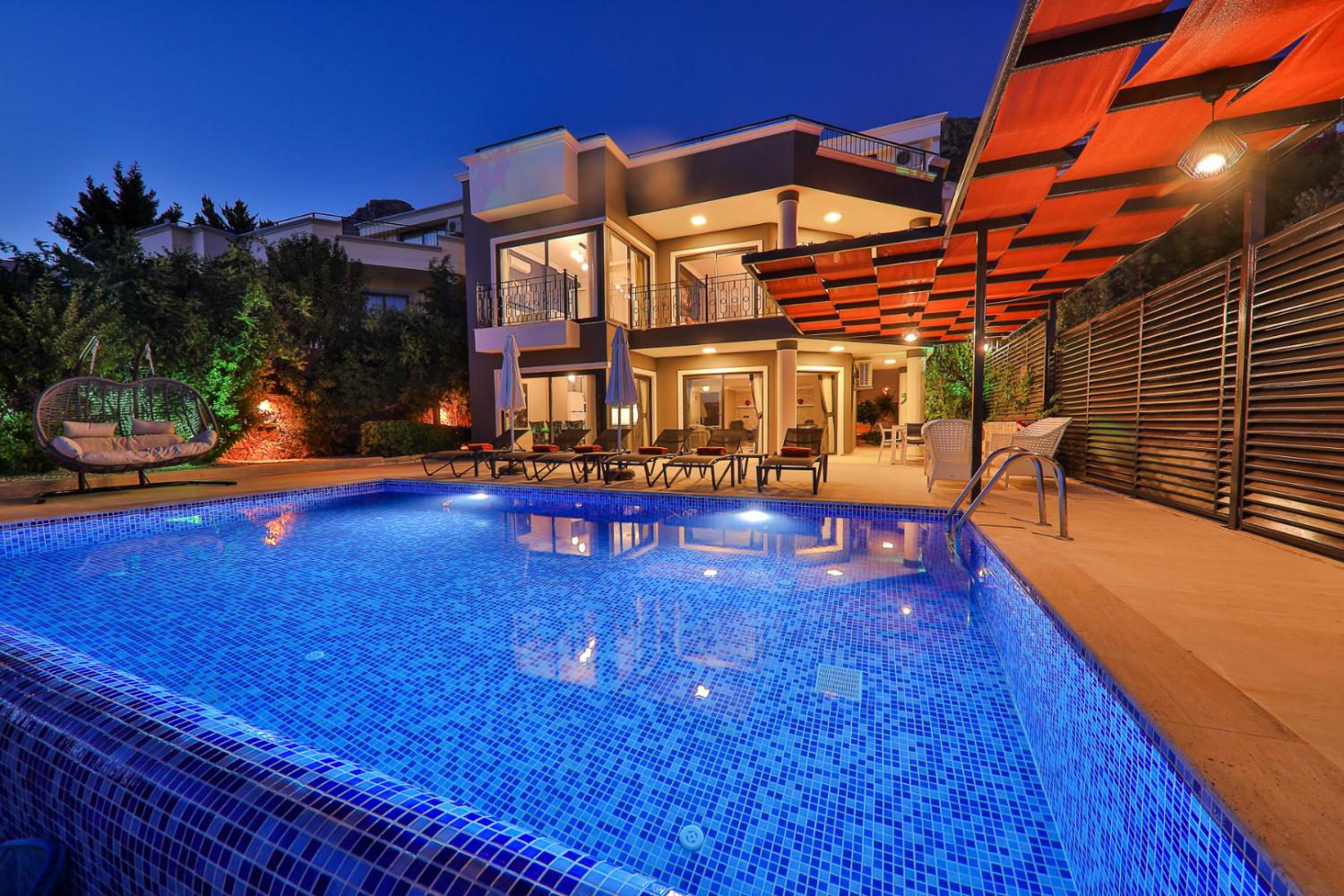Villa Çelik; Kalkan Kızıltaş' da 3 yatak odalı, 6 kişilik kiralık tatil villası
