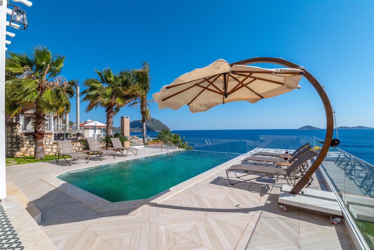 Villa Elana 2 (8) Kişilik Deniz Manzaralı Geniş Aile ve Arkadaş Grubu Villası