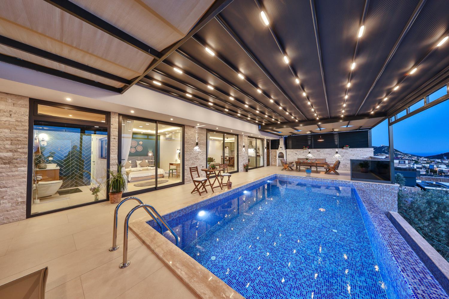 Villa Gardenya Duo;(2) kişilik Deniz manzaralı kiralık villa .