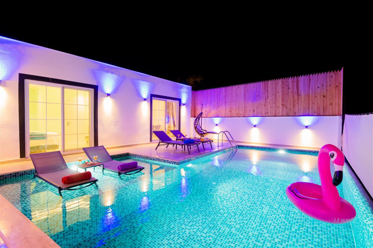 Villa Gıbrıs, Kalkan Ulugöl' de 2 yatak odalı, 4 kişilik muhafazakar kiralık balayı villası