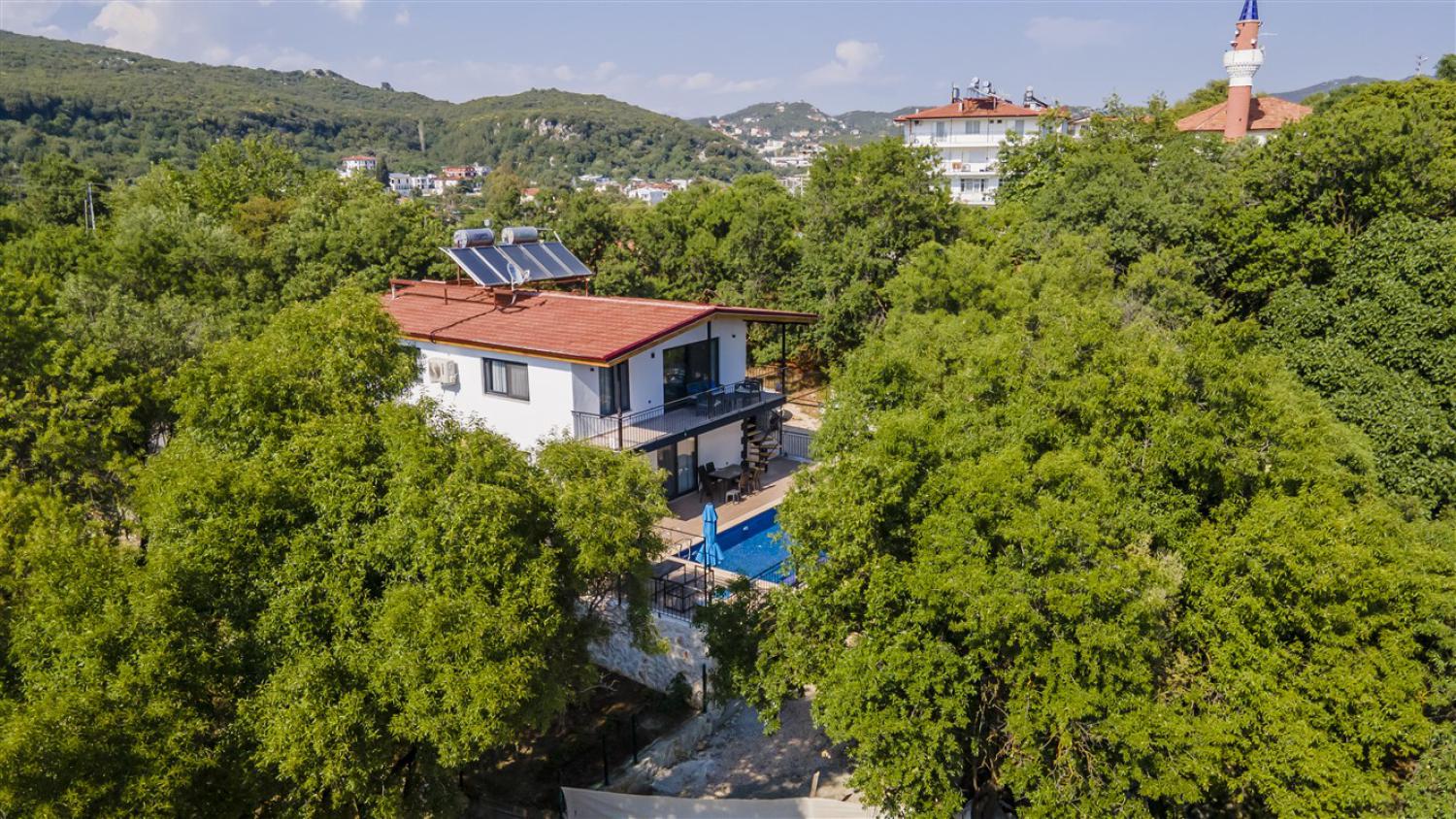 Villa Kaş Zade – Doğayla İç İçe Kaş Tatili | 8 Kişilik 🌿