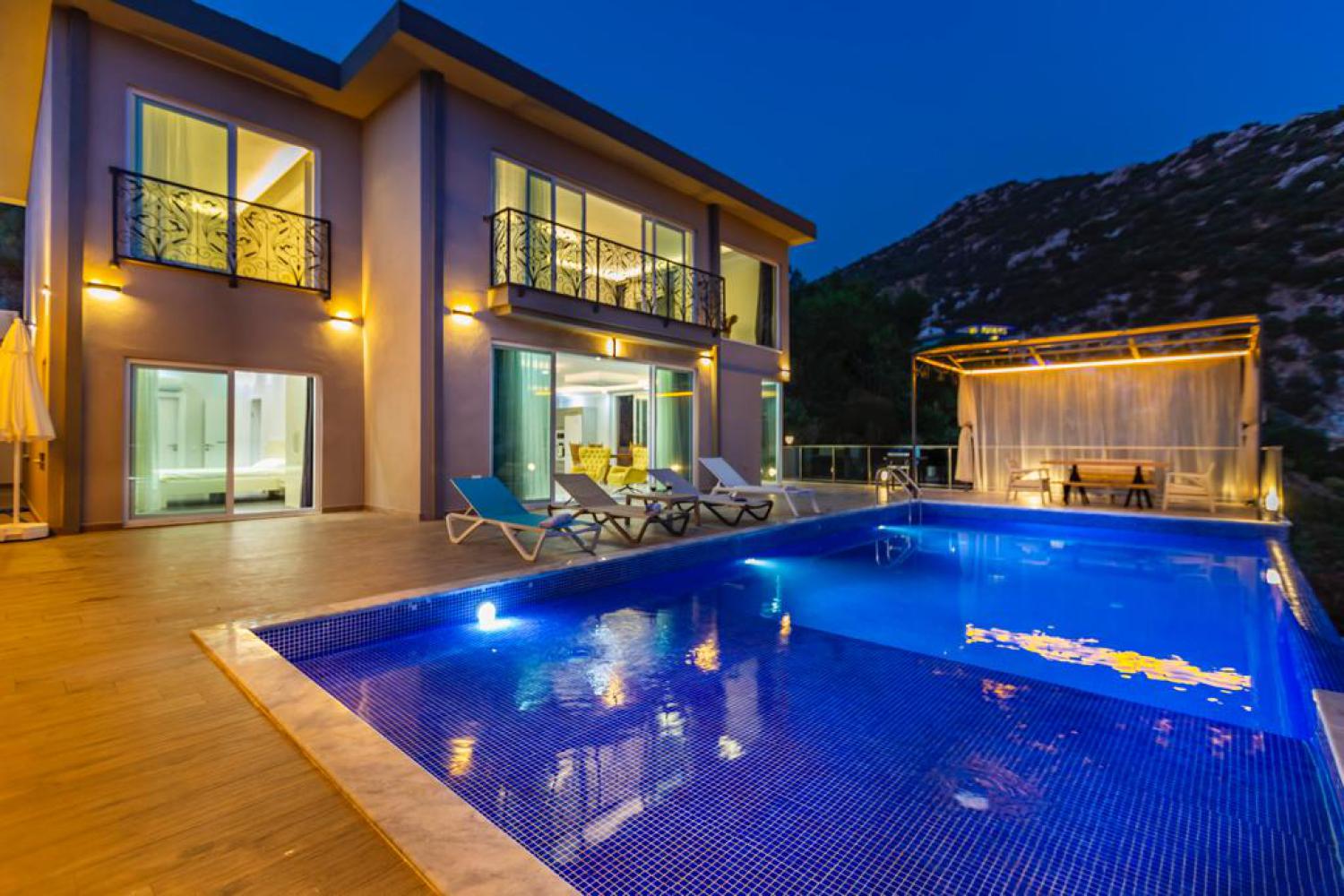Villa La Celine Kalkan | Doğa Manzaralı Korunaklı Kiralık Villa