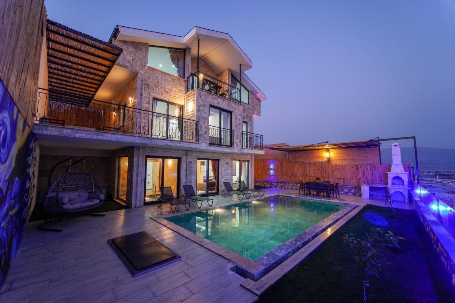 ✨ Villa Legendary 1 | Fethiye’de Jakuzili, Korunaklı, Lüks Tatil Villası