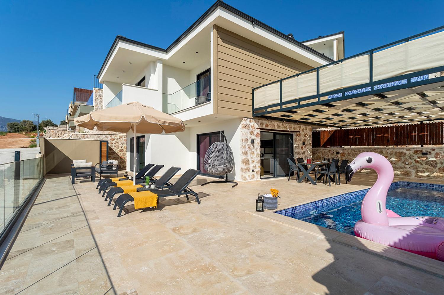 Villa Lina Yeşilköy; Kalkan Yeşilköy Bölgesinde (5) Kişilik Kiralık Tatil Villası