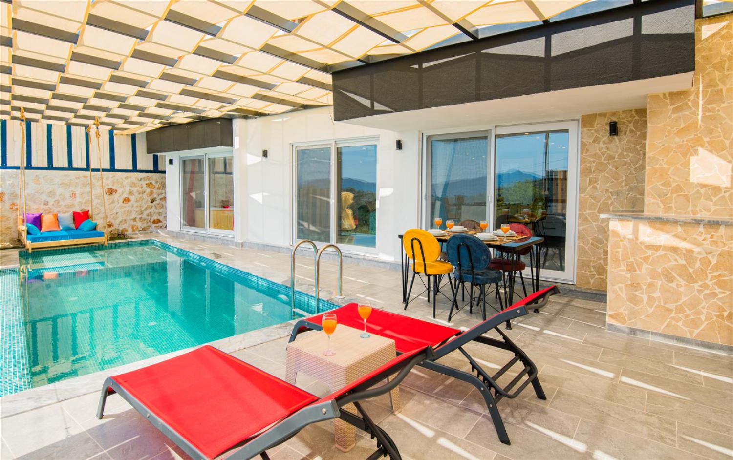 Villa Liza, Kalkan Kördere' de, tek yatak odalı, muhafazakar kiralık villa