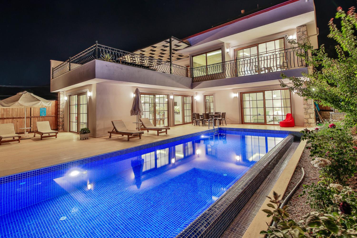 Villa Manzara Xantos (4) Kişilik Jakuzili Muhafazakar Aile Villası
