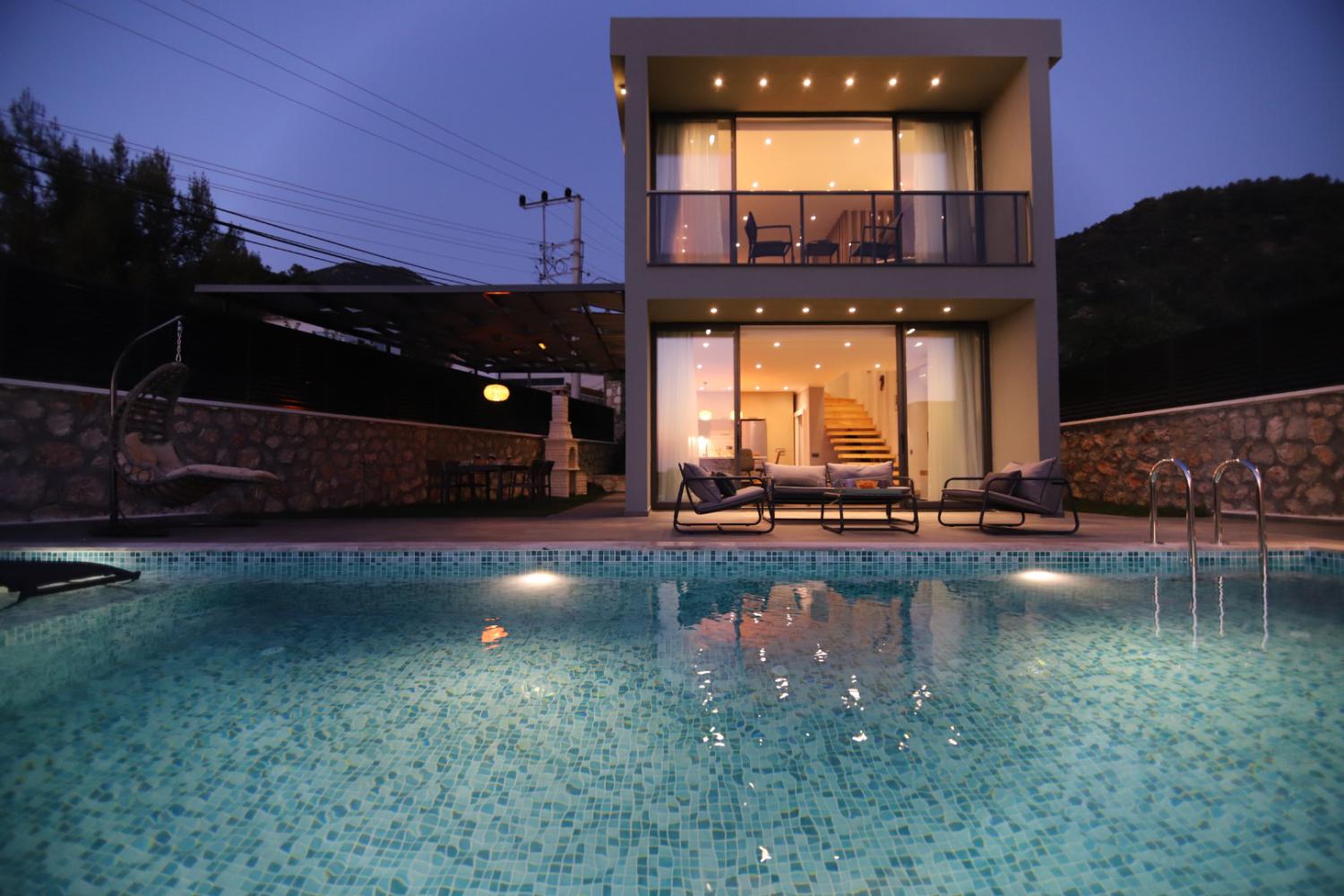 Villa Mermaid ;(2) Kişilik Doğa içerisinde muhafazakar kiralık villa .