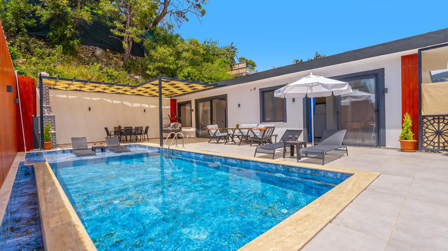 Villa Özüm; Kalkan İslamlar Bölgesinde (4) Kişilik balayı Villası