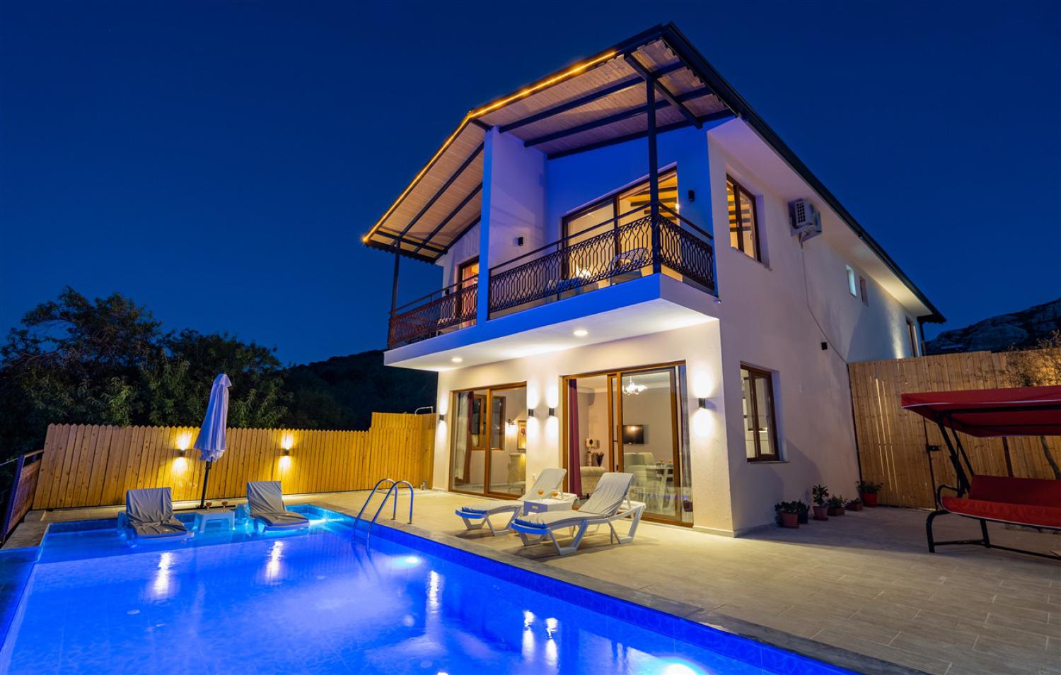 Villa Sarıyar; Kalkan Sarıbelen bölgesinde (4) Kişilik Muhafazakar Doğa  manzaralı Villa