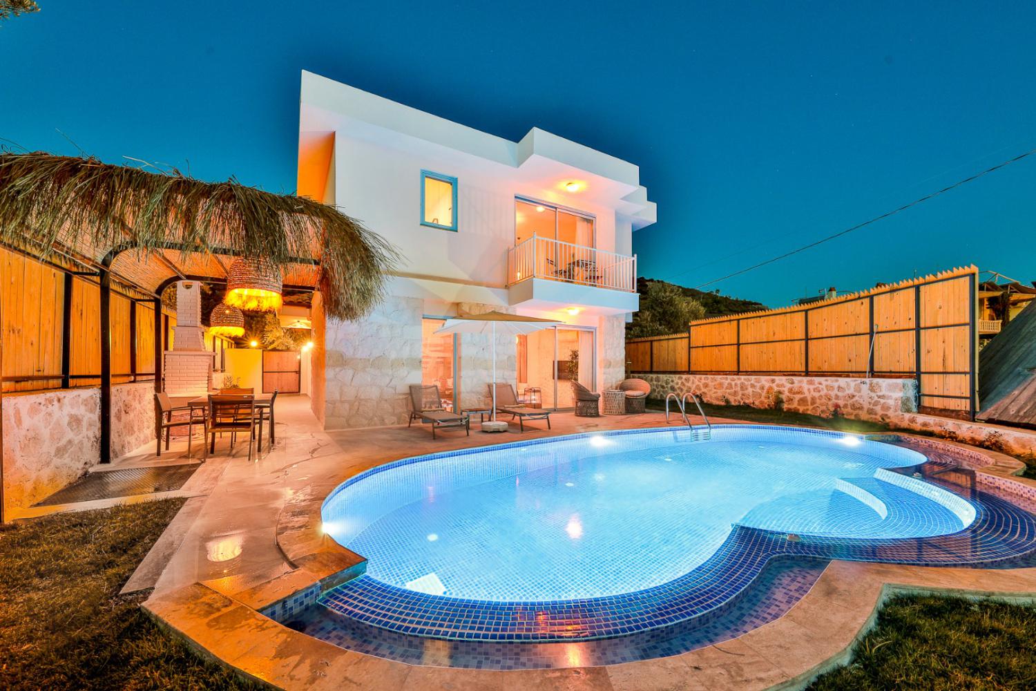 Villa Selene Patara, Kalkan Patara bulunan, tek odalı ve 2 kişilik kiralık tatil villası