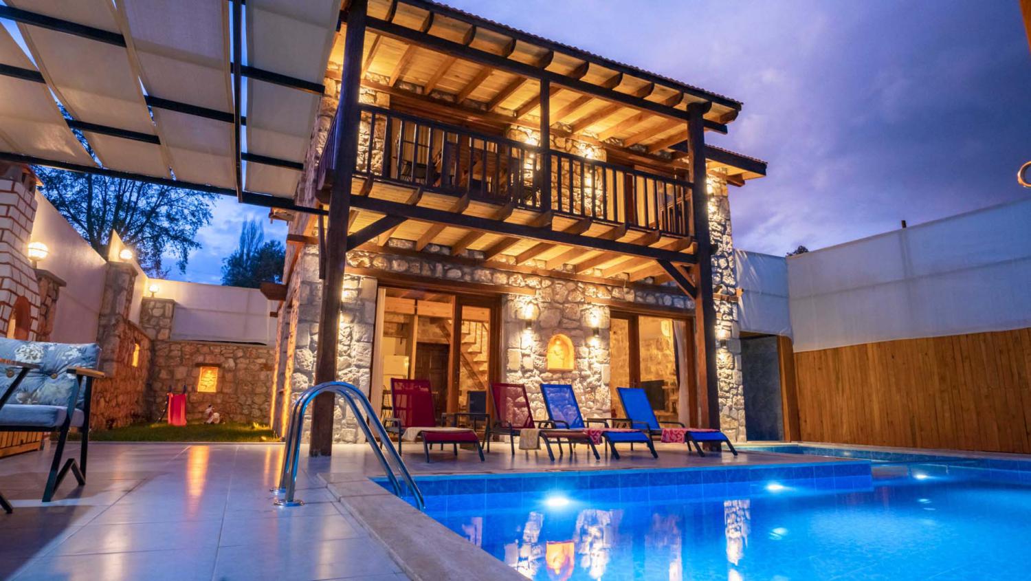 Villa Senir; Kalkan Sarıbelen Bölgesinde 2 yatak odalı, 4 kişilik kiralık villa