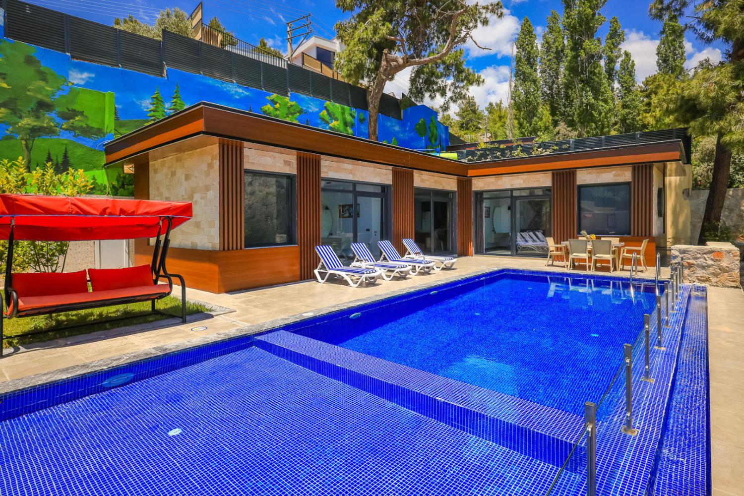 Villa Soley 1, Kalkan'da (4) Kişilik Muhafazakar Kiralık Balayı Villa