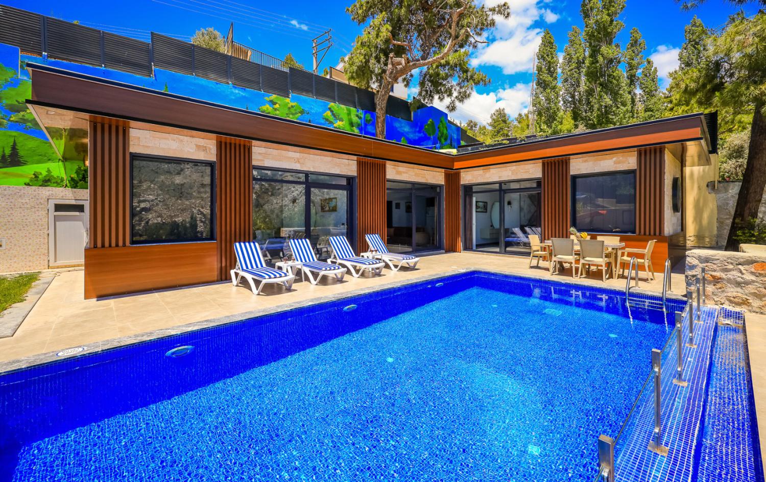 Villa Soley 3, Kalkan'da (4) Kişilik Muhafazakar Kiralık Balayı Villa