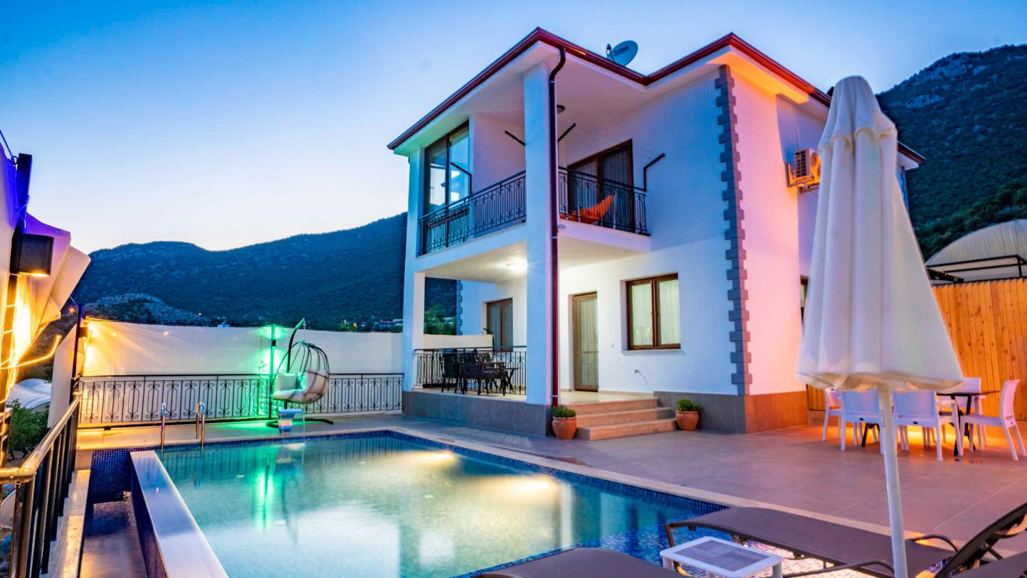 Villa Tanyeri; Kaş Belenli' de 2 yatak odalı, 4 kişilik kiralık tatil villası