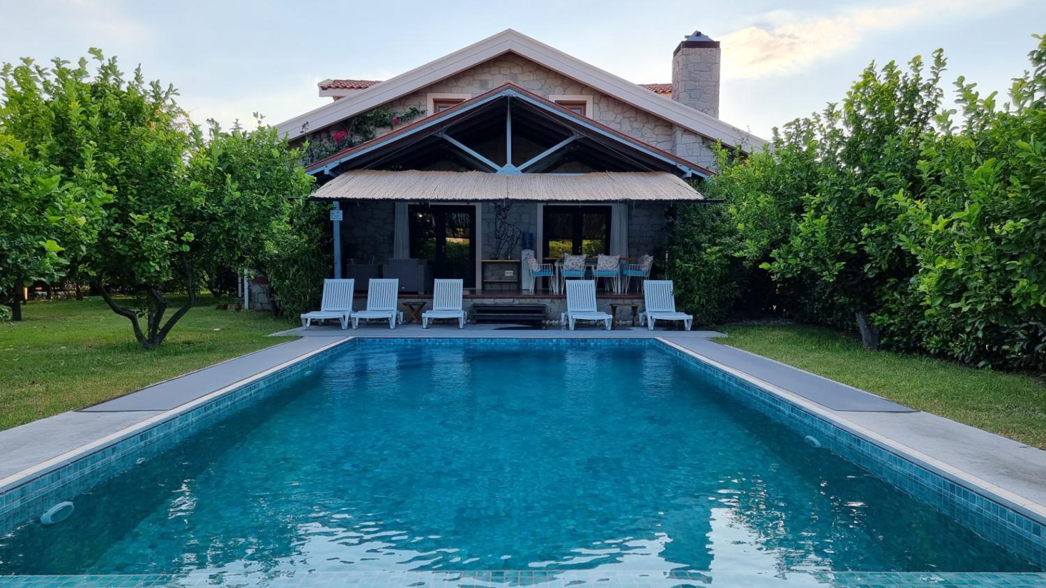 Villa Taş Ev 2 Dalyan | Doğa İçinde 8 Kişilik Kiralık Villa 🏡