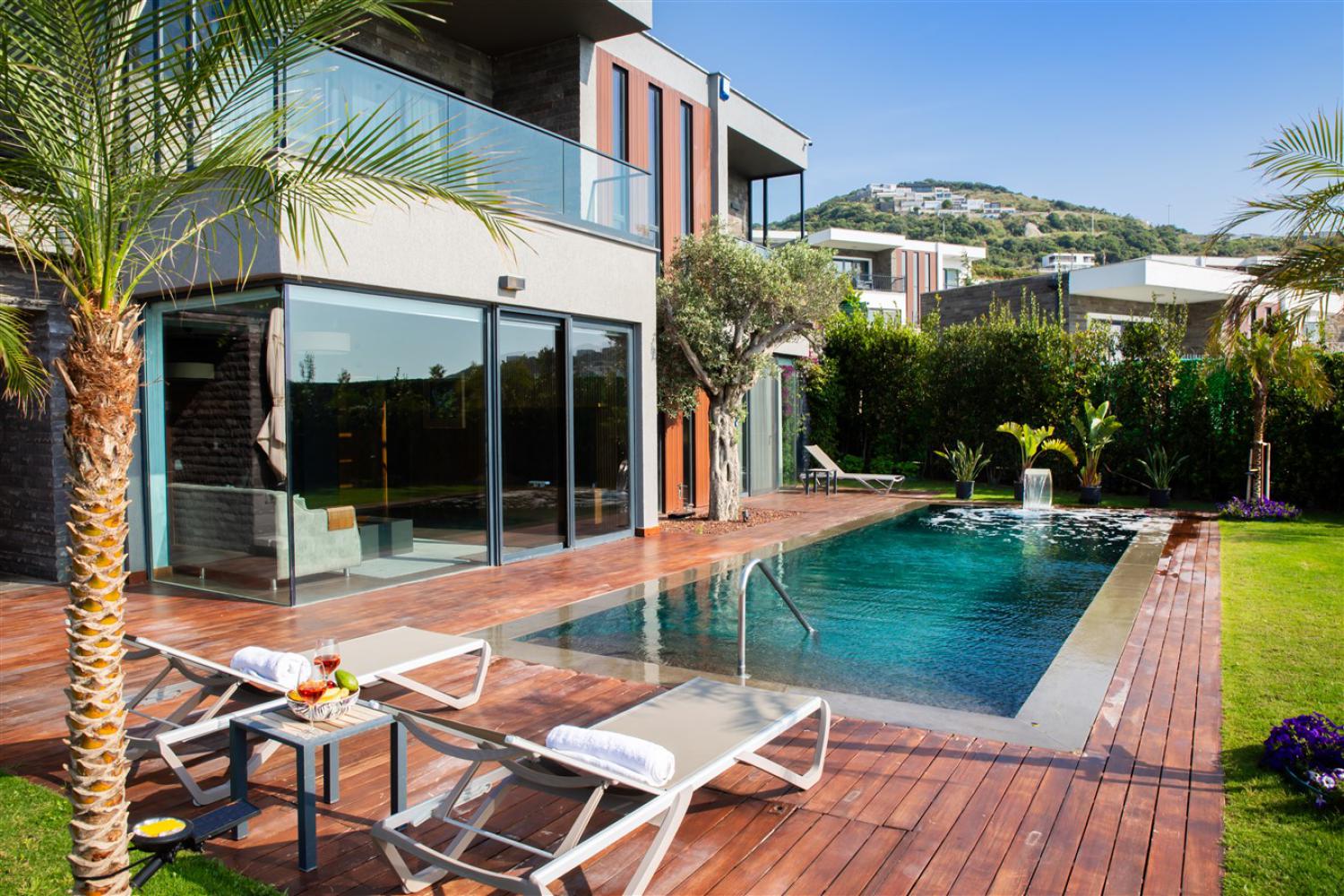 Villa Vg 4127 (10) Kişilik Deniz Manzaralı Geniş Aile ve Arkadaş Grubu Villası